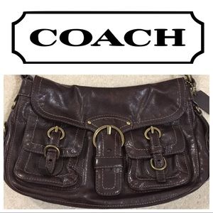 Coach Handbag, Brown Leather, Excellent Condition